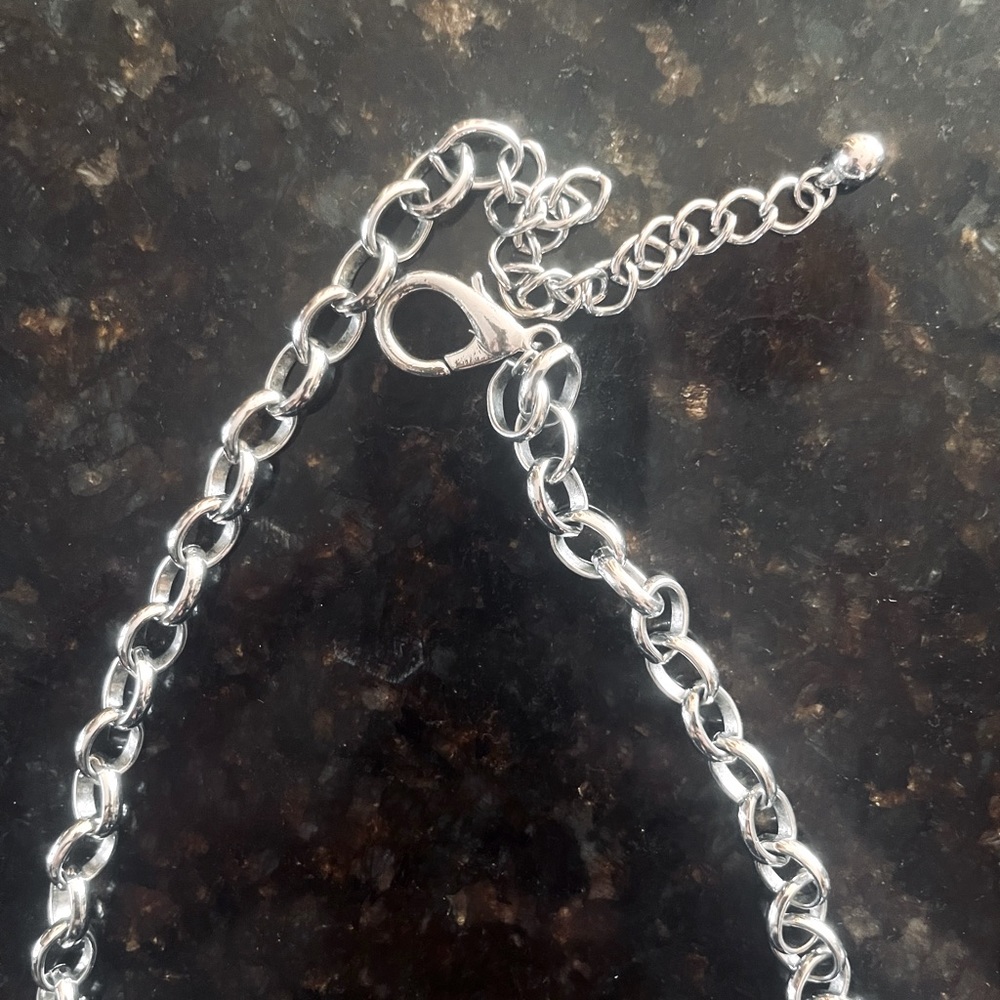 Chunky Layered Statement Necklace - image 2